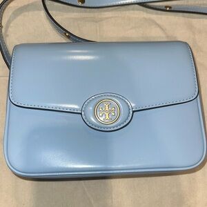 Light blue Tory Burch crossbody
